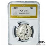 1893 Columbian Expo Half Dollar PGA MS66