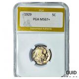 1929 Buffalo Nickel PGA MS67+