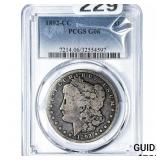 1892-CC Morgan Silver Dollar PCGS G06