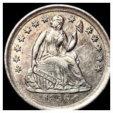 1856 Seated Liberty Half Dime CLOSELY UNCIRCULATED