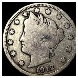 1912 Liberty Head Nickel NICELY CIRCULATED