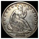 1860-O Silver Half Dollar HIGH GRADE