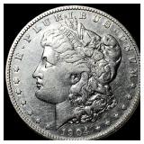 1904-S Silver Morgan Dollar ABOUT UNCIRCULATED