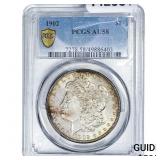 1902 Morgan Silver Dollar PCGS AU58