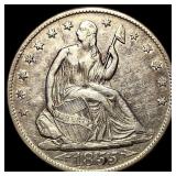 1855-O Silver Half Dollar NEARLY UNCIRCULATED