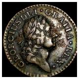 1724 Ireland George I Halfpenny NEARLY UNCIRCULATE