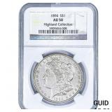 1897 Morgan Silver Dollar NGC AU50