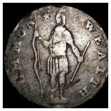 1787 Massachusetts Copper No Period. LIGHTLY CIRCU