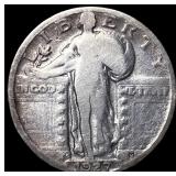 1927-S Standing Liberty Silver Quarter  LIGHTLY C