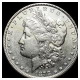 1878 Silver Morgan Dollar NEARLY UNCIRCULATED