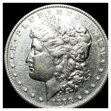 1878 Silver Morgan Dollar NEARLY UNCIRCULATED