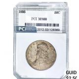 1835 Capped Bust Half Dollar PCI MS60