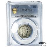1901-S Barber Quarter PCGS FR02