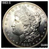 1883-S Morgan Silver Dollar CHOICE BU