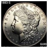 1883-S Morgan Silver Dollar CHOICE BU