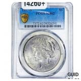 1927-S Silver Peace Dollar PCGS MS62
