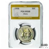 1936 Albany Half Dollar PGA MS68 Albany