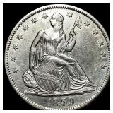 1859-O Silver Half Dollar CLOSELY UNCIRCULATED