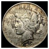 1922 Silver Peace Dollar CLOSELY UNCIRCULATED