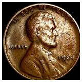 1924 Lincoln Wheat Cent NEARLY UNCIRCULATED