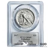 2017 $25 Palladium 1oz PCGS MS69