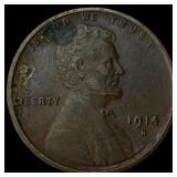 1914-D Lincoln Wheat Cent CLOSELY  UNCIRCULATED