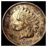 1908-S Indian Head Cent CLOSELY UNCIRCULATED