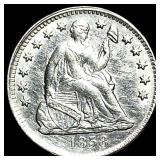 1858 Silver Half Dime CLOSELY UNCIRCULATED