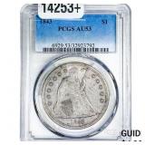 1943 Seated Liberty Dollar PCGS AU53