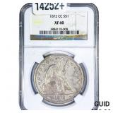 1872-CC Seated Liberty Dollar NGC XF40