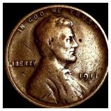 1911-S Lincoln Wheat Cent LIGHTLY CIRCULATED