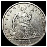 1843 Silver Half Dollar (Seated Liberty) UNCIRCULA