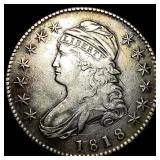 1818 Capped Bust Half Dollar CLOSELY UNCIRCULATED