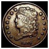 1835 Classic Head Half Cent NEARLY UNCIRCULATED