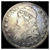 1811 Capped Bust Half Dollar LIGHTLY CIRCULATED