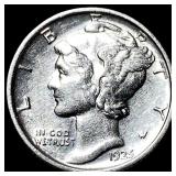 1925-S Silver Mercury Dime CHOICE AU