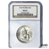 1920 Pilgrim Half Dollar NGC MS65