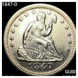 1847-O Seated Liberty Quarter UNCIRCULATED
