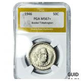1946 Booker T Half Dollar PGA MS67+