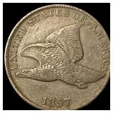 1857 Flying Eagle Cent CHOICE AU