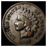 1868 Indian Head Cent LIGHTLY CIRCULATED