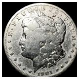 1901-S Silver Morgan Dollar LIGHTLY CIRCULATED