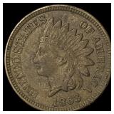 1863 Indian Head Cent CLOSELY UNCIRCULATED