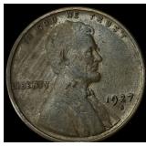 1927-S Lincoln Wheat Cent CLOSELY  UNCIRCULATED