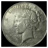 1935-S Silver Peace Dollar LIGHTLY CIRCULATED