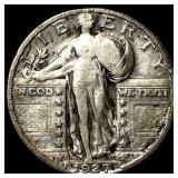 1927-S Silver Standing Liberty Quarter LIGHTLY CIR