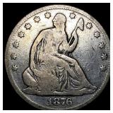 1876 Seated Liberty Half Dollar NICELY CIRCULATED