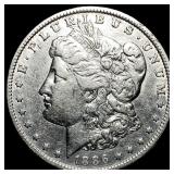 1886 Silver Morgan Dollar SUPERB GEM BU