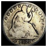 1854-O Silver Seated Liberty Half Dollar NICELY CI