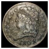 1809 Classic Head Half Cent NEARLY UNCIRCULATED